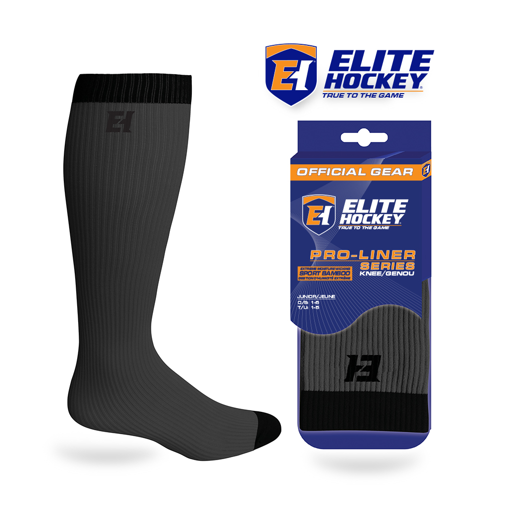 Elite Hockey Pro-Liner Series Bamboo Junior Knee Colour sock